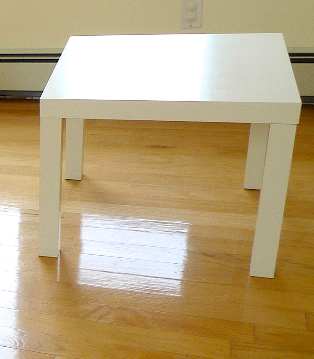 Table LACK blanche